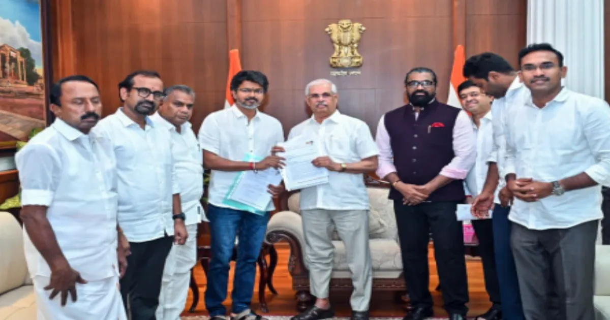 Vijay Secures Majority, Meets Governor Fourth Time to Form Government