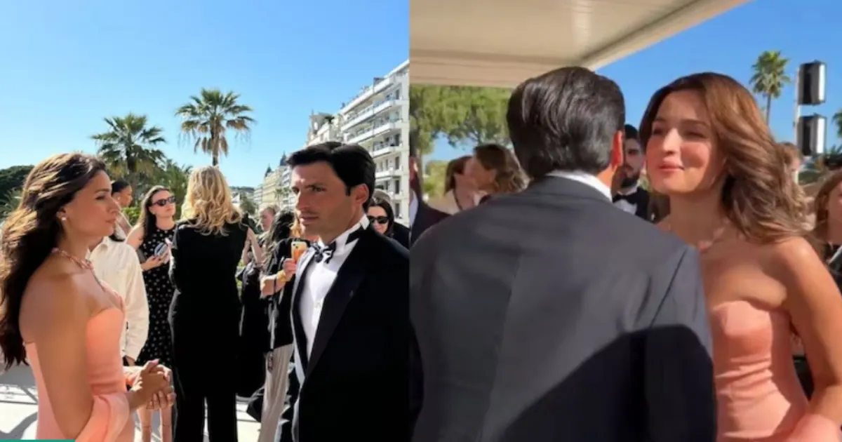 Alia Bhatt, F1 Star Carlos Sainz Jr. Share Unexpected Cannes Moment