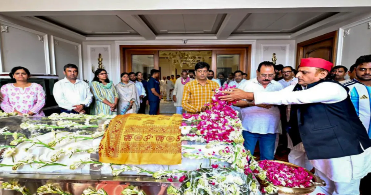 Prateek Yadav Cremated in Lucknow as Family, Political Leaders Pay Last Respects