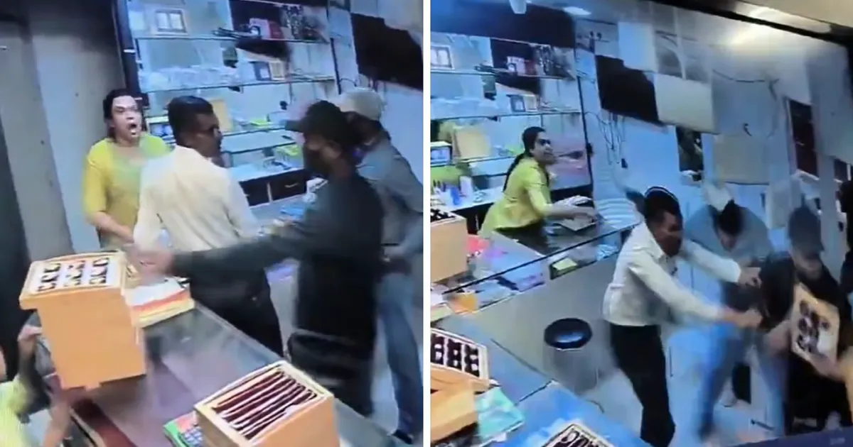 Nashik Jewellery Heist Foiled: Staff Bravely Confront Gun-Wielding Robbers, Force Escape