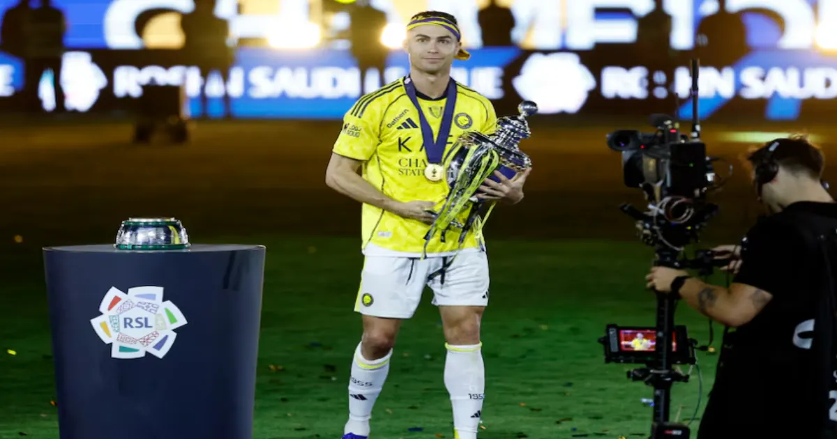 Cristiano Ronaldo Wins First Saudi Pro League Title With Brace in Al Nassr's 4-1 Victory