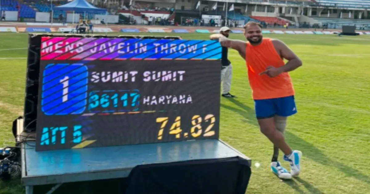 Sumit Antil Breaks Own World Record With 74.82m Javelin Throw
