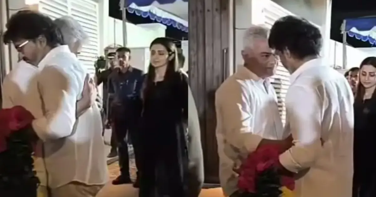 CM Vijay, Trisha Visit Ajith Kumar's Home to Offer Condolences After Mother Mohini Mani's Passing