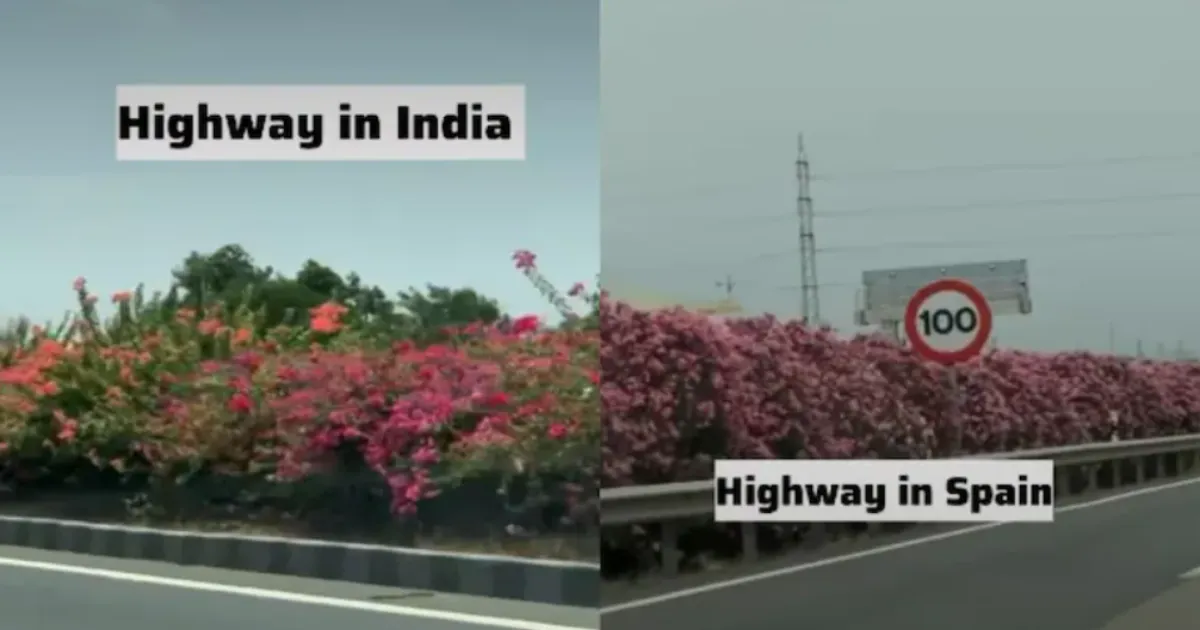 Indian Creator's Viral India vs Spain Highway Comparison Shows How Far India Has Come