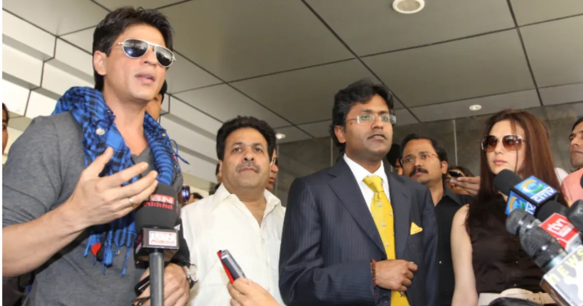  Lalit Modi Recalls Convincing Shah Rukh Khan to Own KKR at IPL Launch