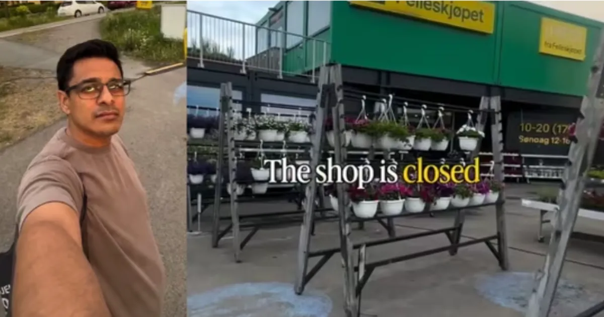 Indian Creator Films Norway Flower Shop Using Honesty Payment System, Video Goes Viral