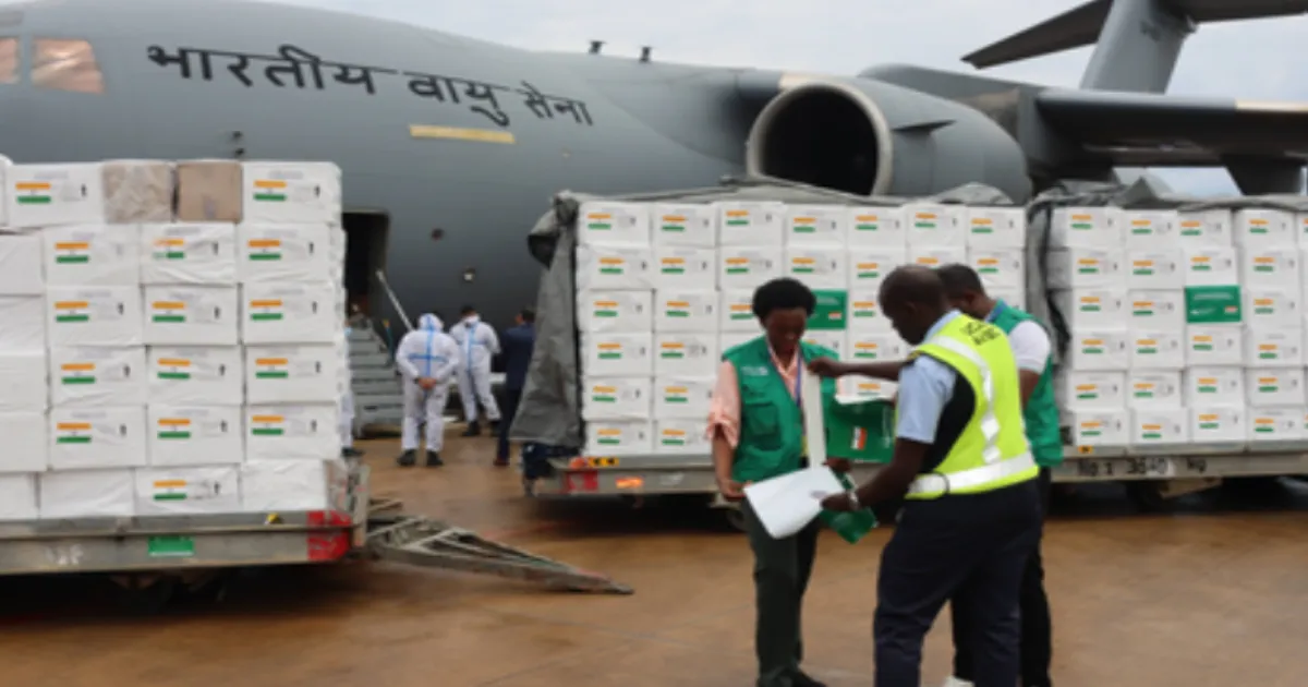 India Flies Critical Ebola Aid to Uganda on IAF C-17 Globemaster in Humanitarian Mission