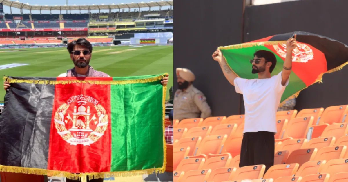 Amid 2,000 Indian Fans, One Man Waved Afghanistan's Flag and it Meant Everything