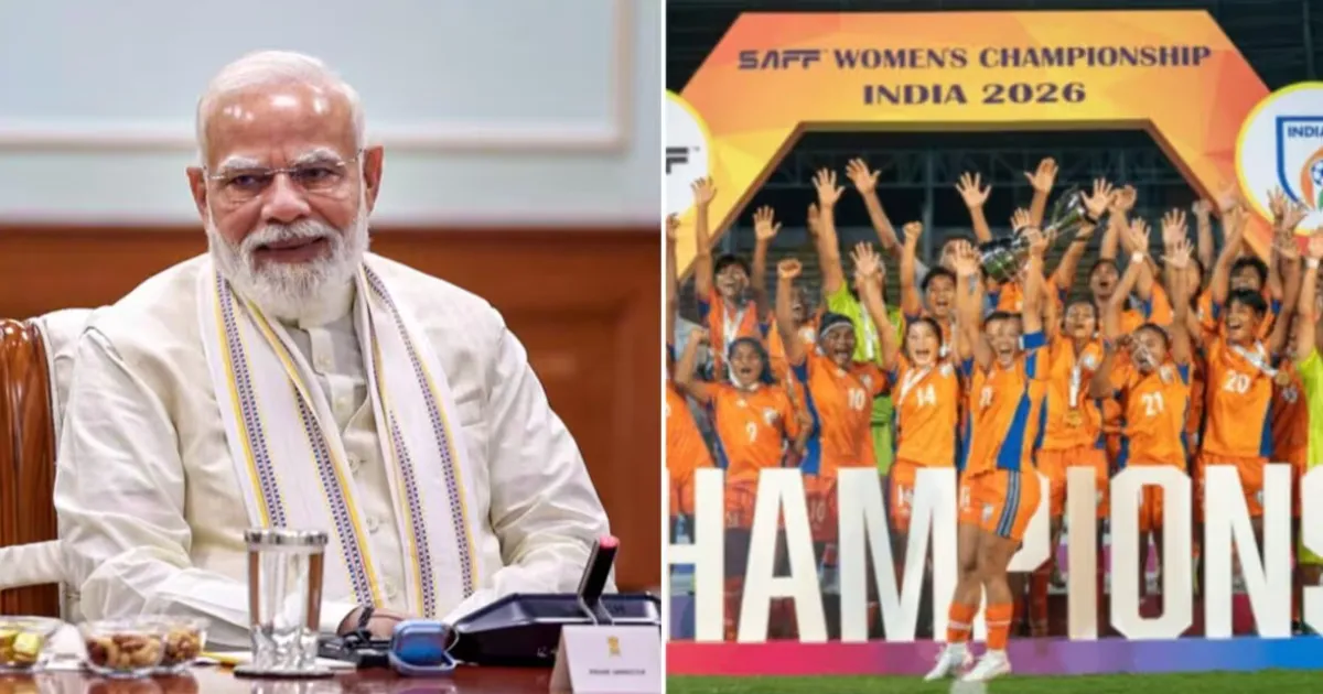 India Win SAFF Women's Championship For Sixth Time; PM Modi Hails Historic Football Victory