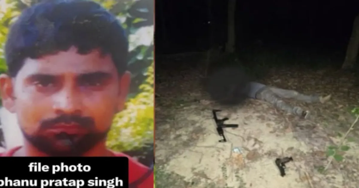 UP Encounter: Wanted Criminal Bhanu Pratap Singh With 40 Cases Killed in Ayodhya