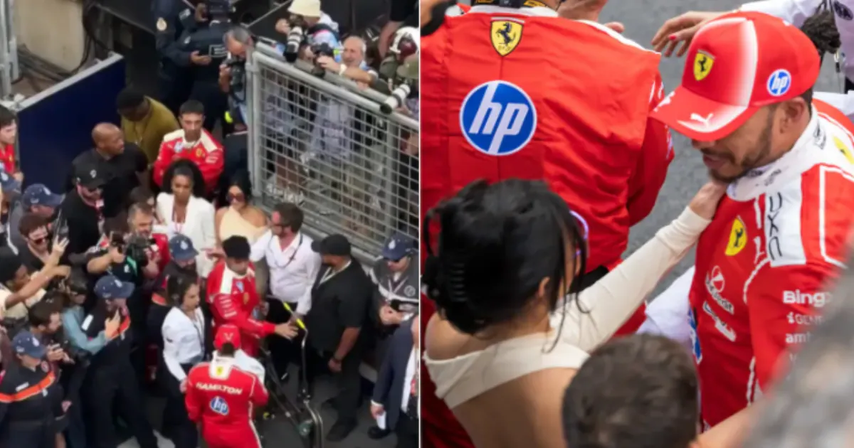 Lewis Hamilton Finishes Second at Monaco GP; Celebrates With Kim Kardashian Trackside