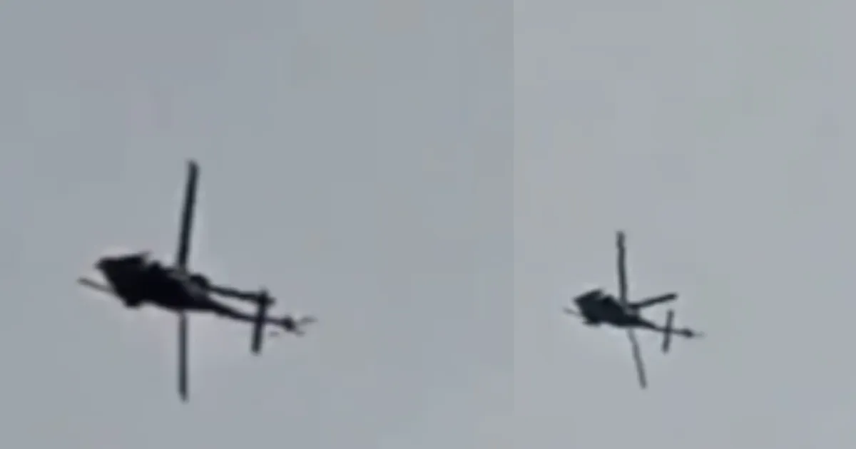 US Apache Helicopter Crashes Near Strategic Strait of Hormuz; Crew Rescued Safely