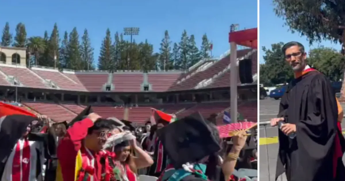 Stanford Students Reject Google CEO's Message With Unprecedented Commencement Protest