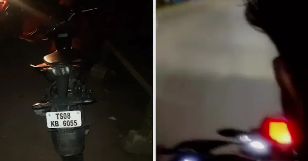 Hyderabad Motorcyclist Dies in High-Speed Crash While Drunk, Incident Recorded on Camera