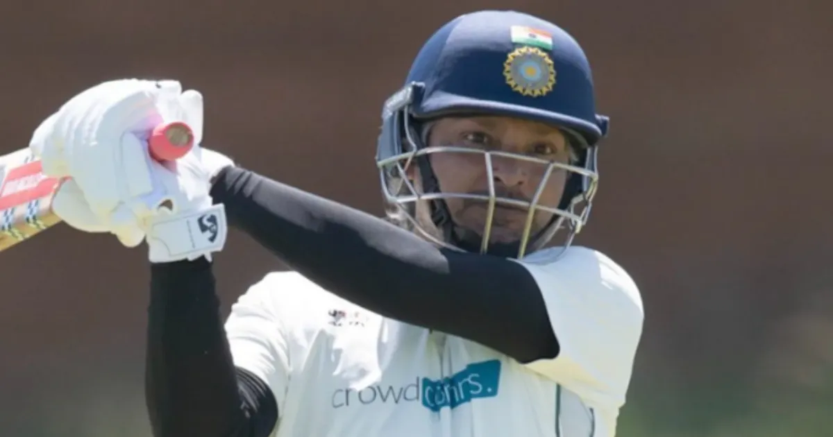 Kumar Sangakkara Scores 168 For Shillingstone, Wears Jaiswal's India Helmet Gift