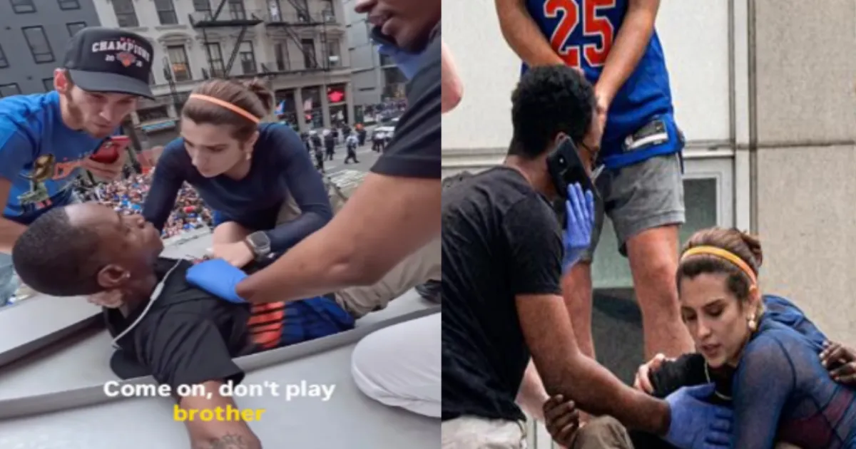 Young EMT Simone Kelly Wins Hearts for Narcan Rescue of Overdose Victim at Knicks Parade