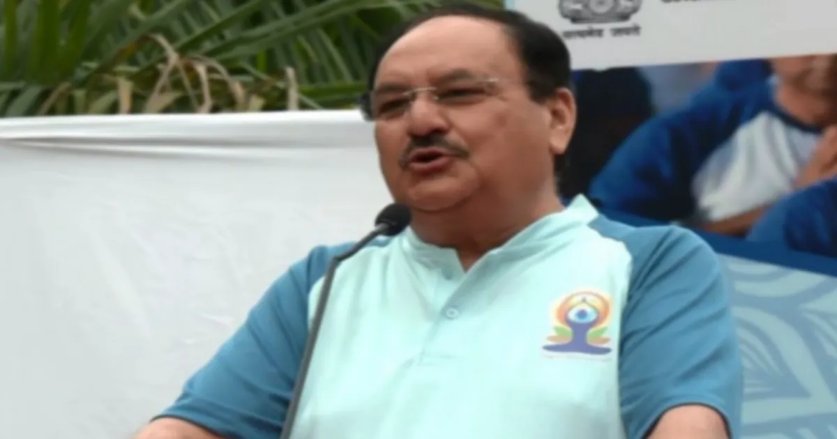 Everyone Should Move Forward in Life With Yoga, Says Health Minister Nadda