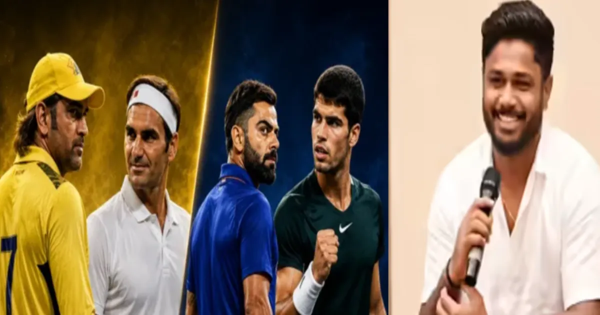Sanju Samson Names MS Dhoni 'Roger Federer Of Cricket', Likens Virat Kohli To Carlos Alcaraz