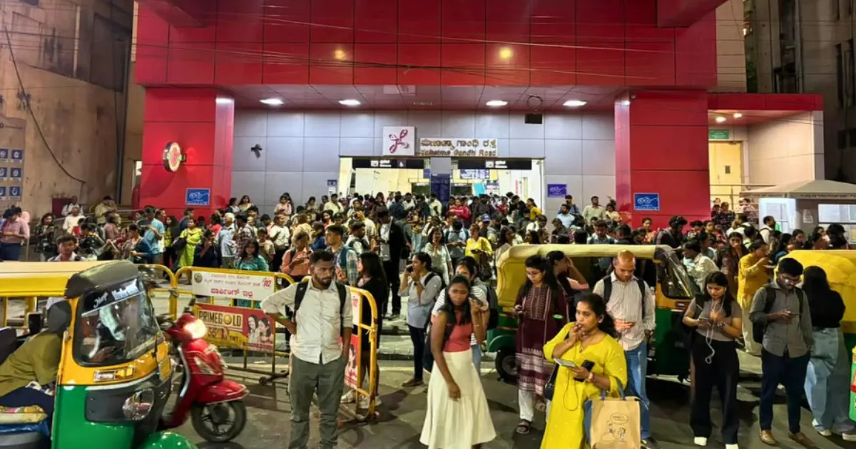 Bengaluru Metro's Purple Line Halted Again as Door Mechanism Fails at Peak Hour