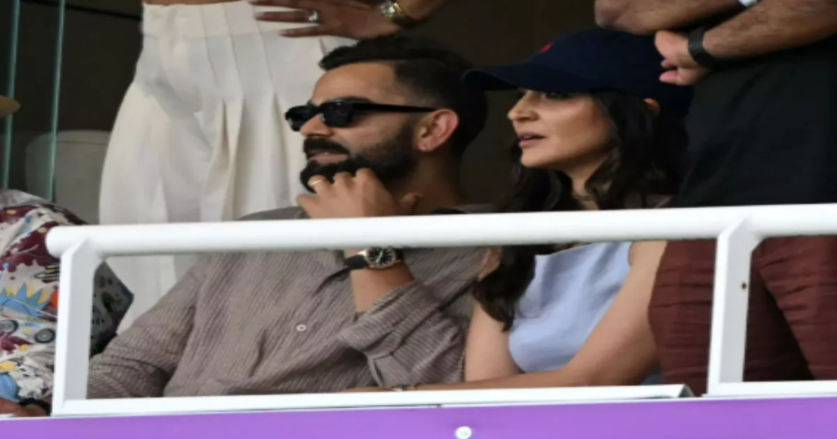 Virat Kohli and Anushka Sharma Cheer Team India at Lord's During Women's T20 World Cup Clash