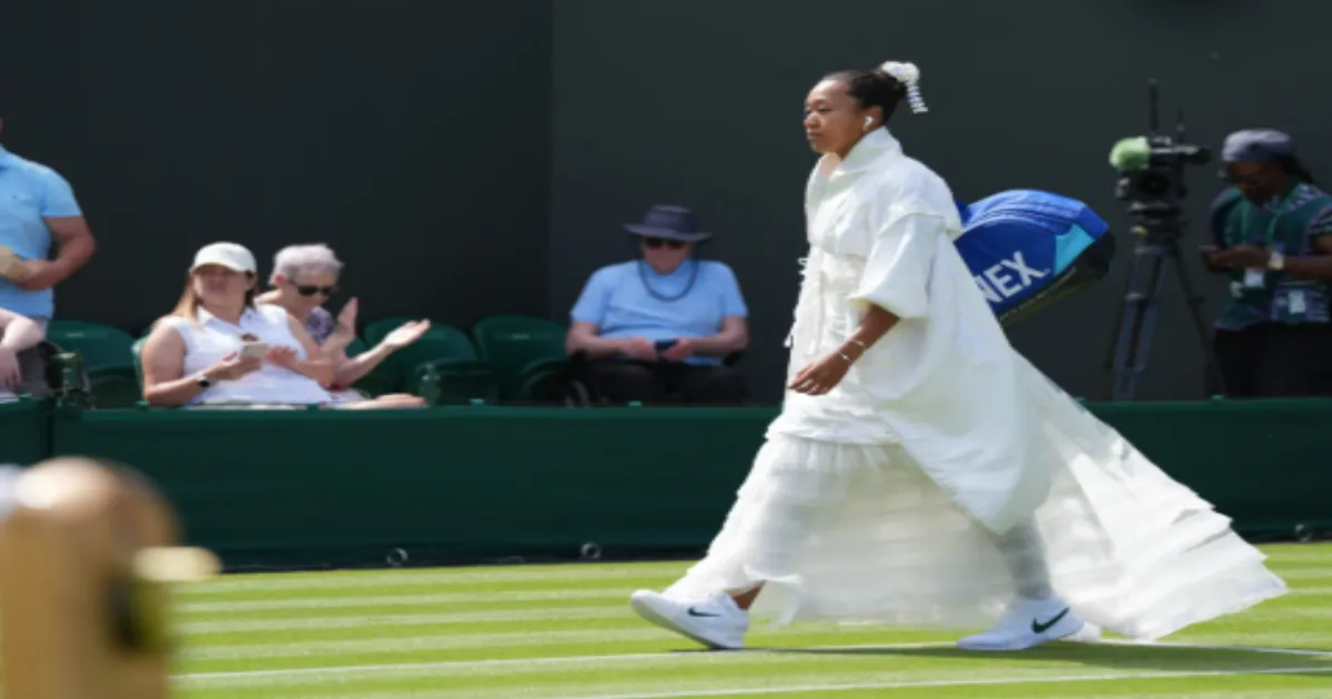 Naomi Osaka Makes Wimbledon Statement With Kill Bill-Inspired White Kimono Walkout