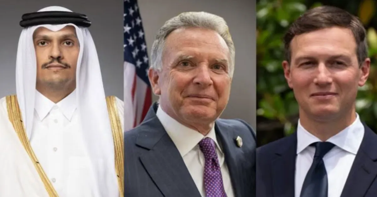  Qatar PM Meets Kushner, Witkoff to Discuss US-Iran MoU Negotiations