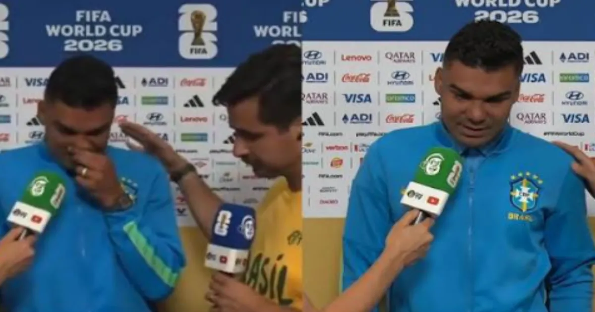 Casemiro in Tears After Brazil's World Cup Exit to Norway
