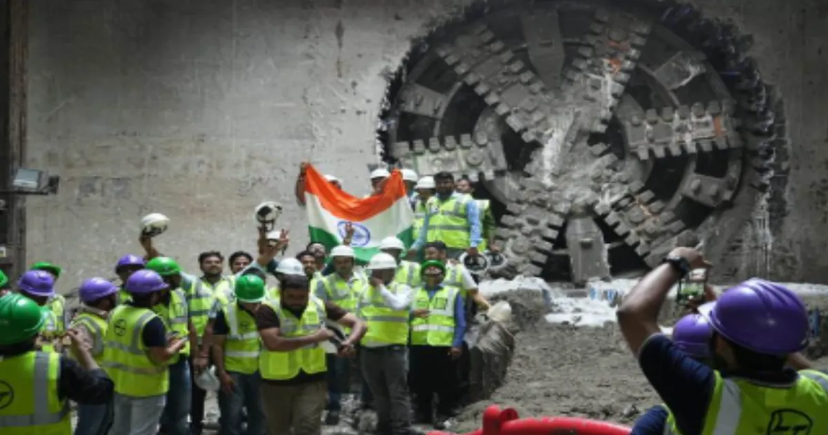 Kolkata Metro's TBM Durga Achieves Tunnel Breakthrough at Victoria Station