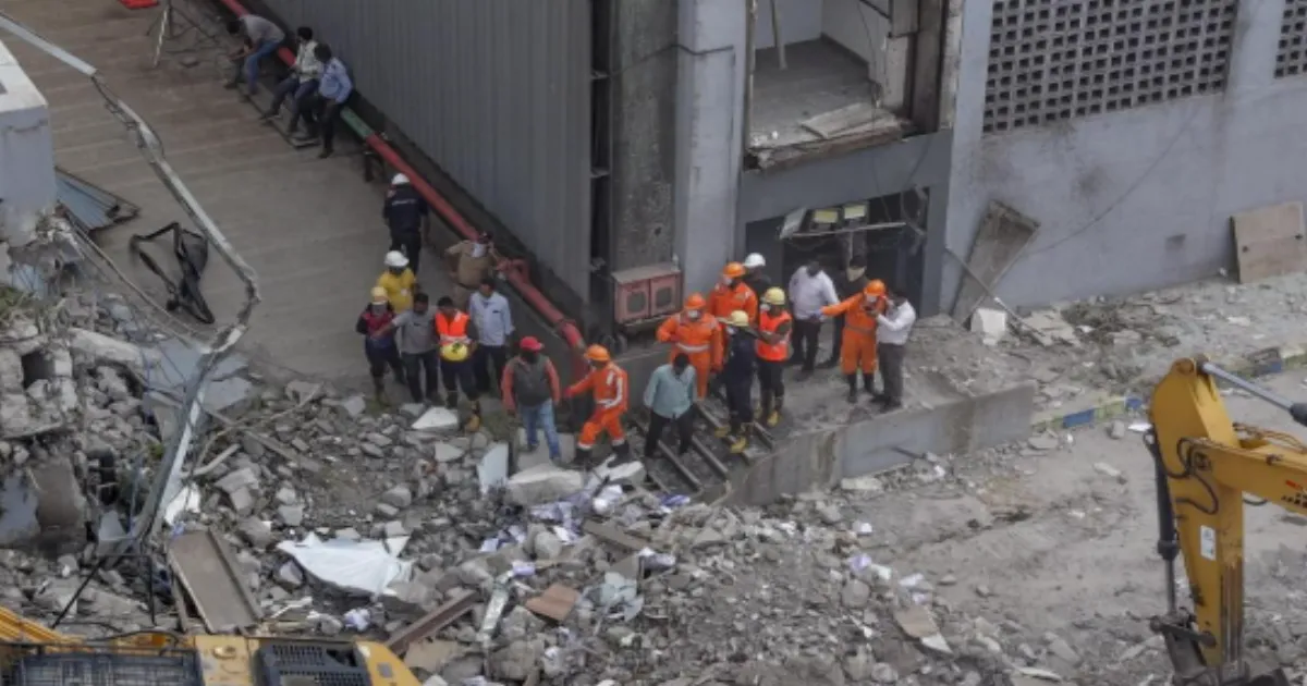  Pune Waste Plant Collapse Death Toll Reaches Nine, Search Called Off