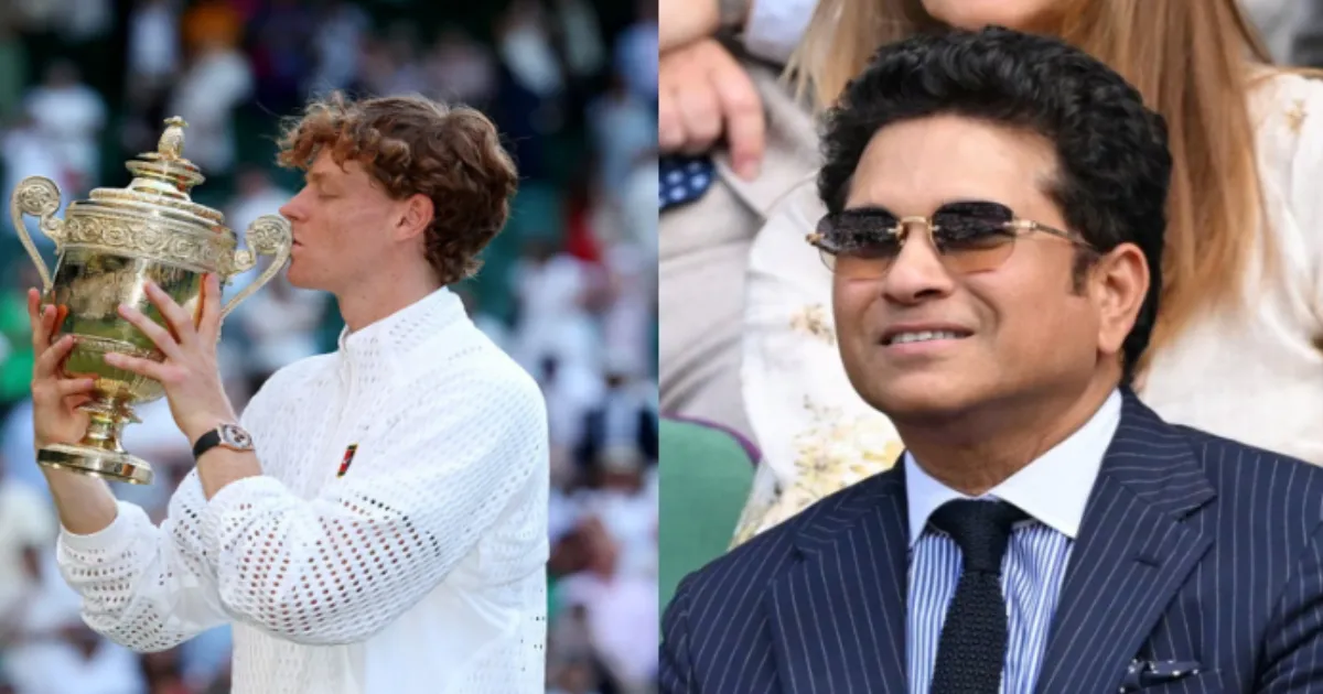 Sachin Tendulkar Congratulates Jannik Sinner on Successfully Defending Wimbledon Title