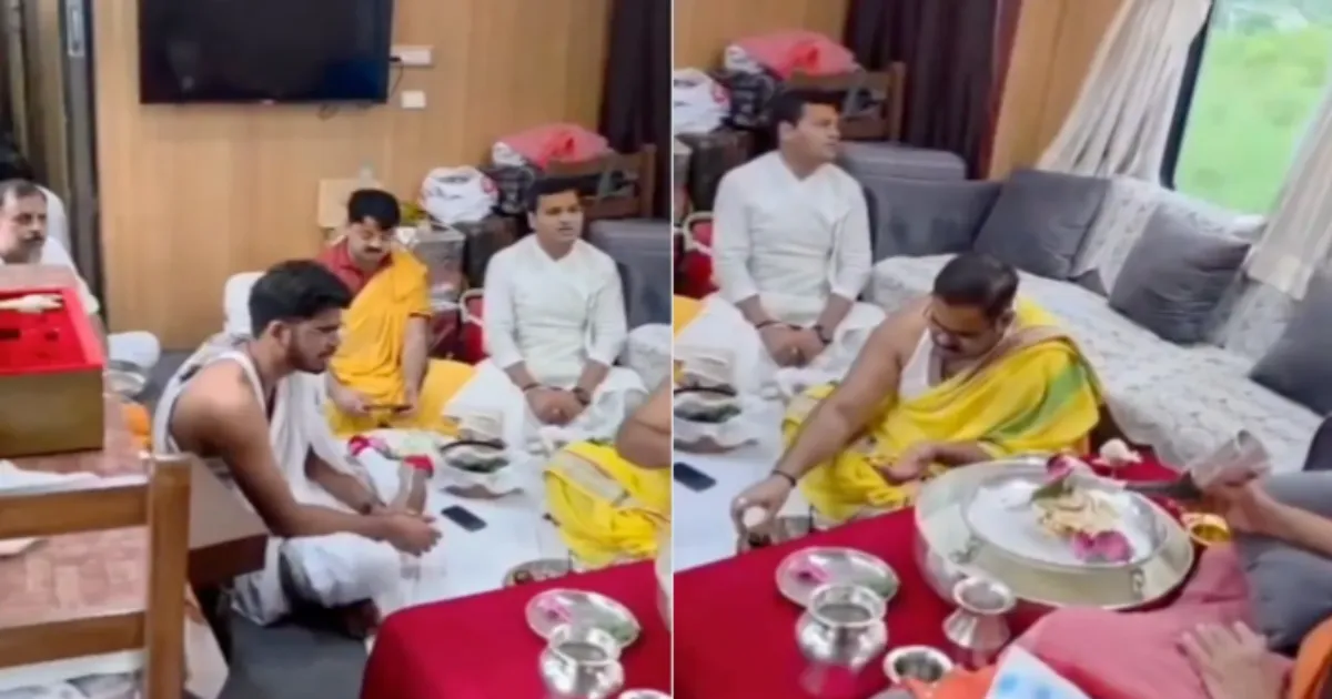 Northern Railway Clarifies Viral Puja Video Was in Privately Booked Coach