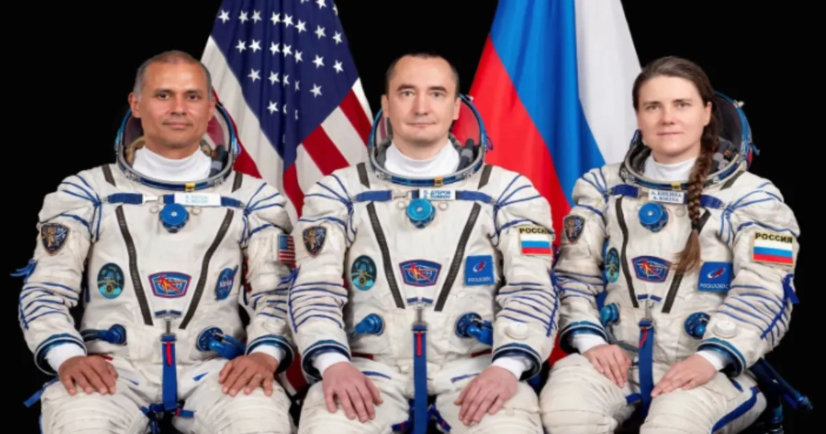Anil Menon, Two Cosmonauts Launch to ISS Aboard Soyuz MS-29