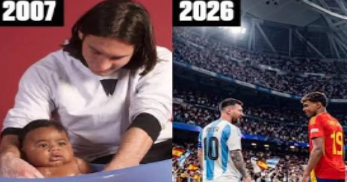 Messi's 2007 Charity Photoshoot With Baby Yamal Precedes 2026 World Cup Final Meeting