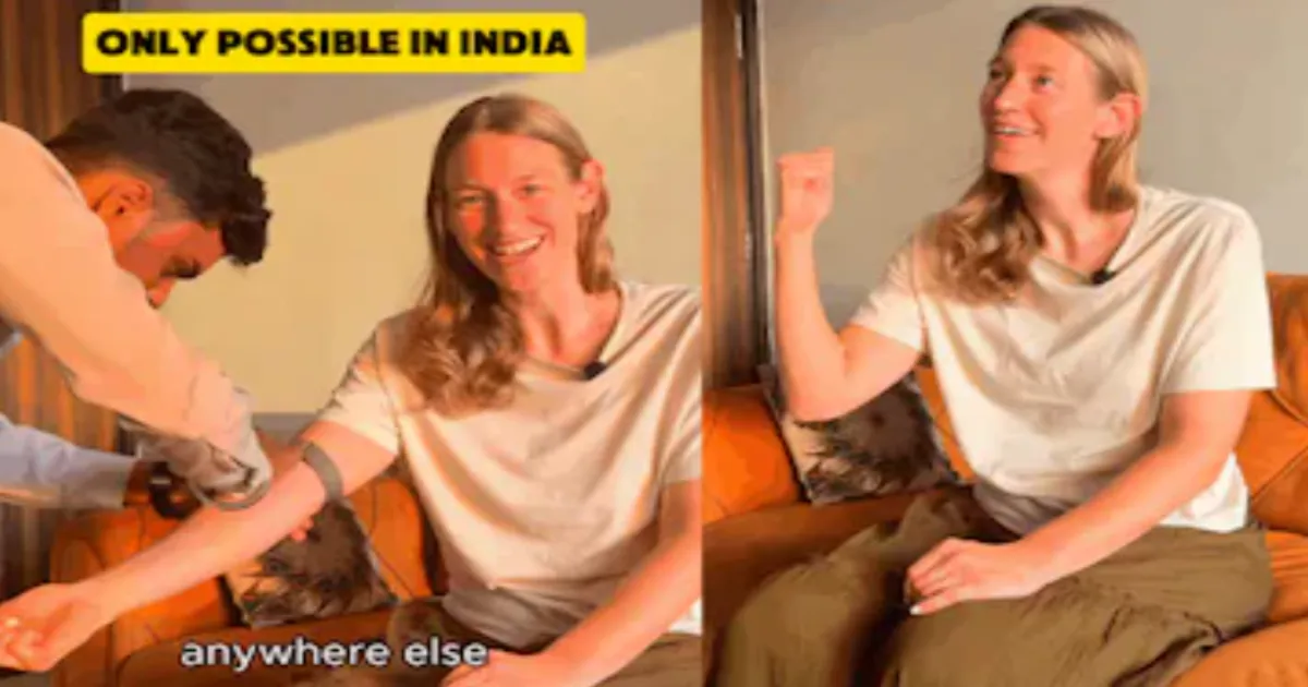 American Woman Praises India's Free Home Blood Test Service