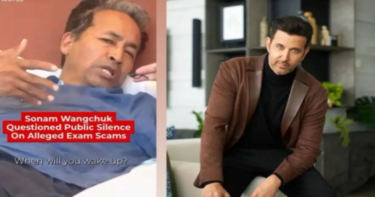 Hrithik Roshan Voices Strong Support For Sonam Wangchuk's Protest