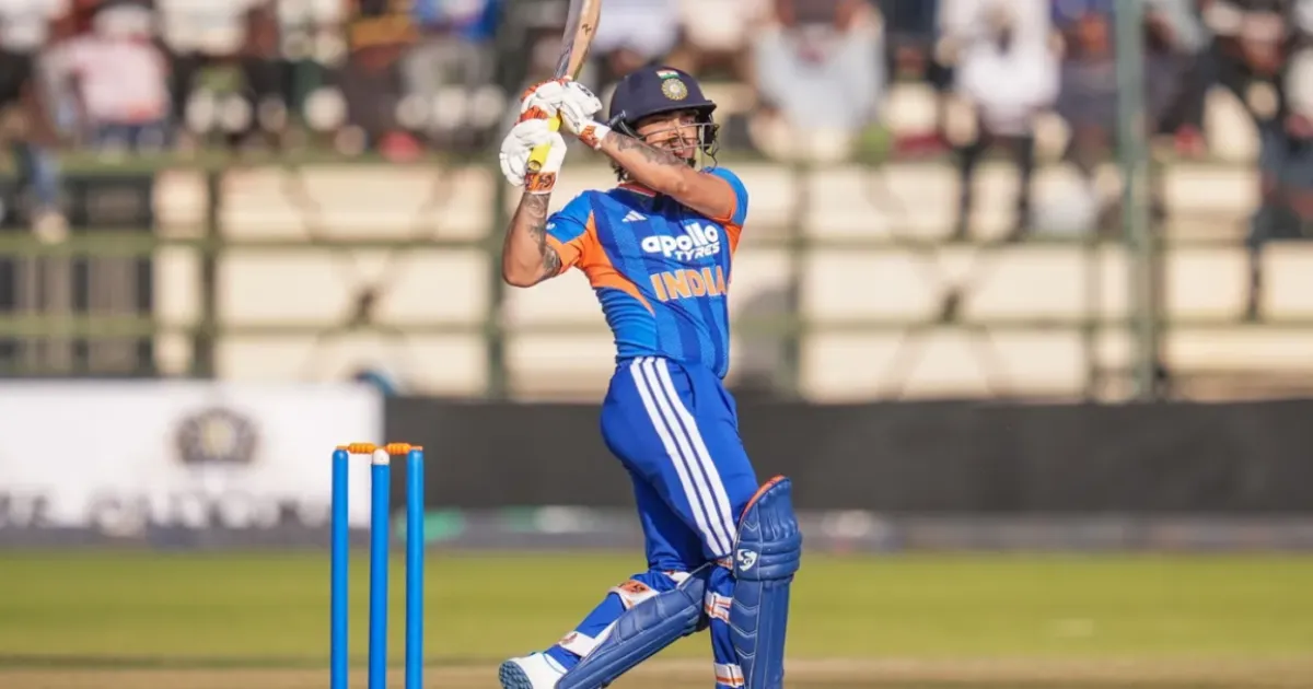 Ishan Kishan Eyes Century as India Push Hard Against Zimbabwe