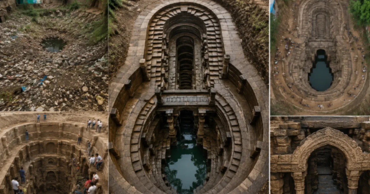 Karnataka's Historic Stepwell Restored After Decades of Neglect