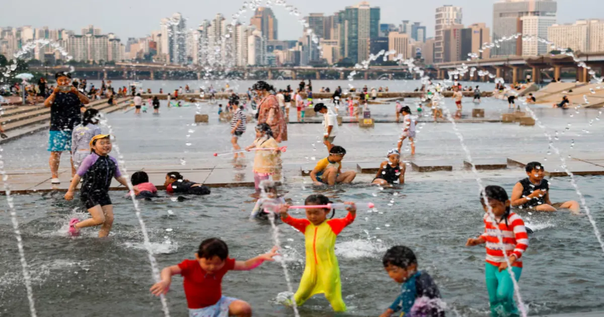 South Korea Records Highest-Ever Temperature of 42.5 Degrees Celsius