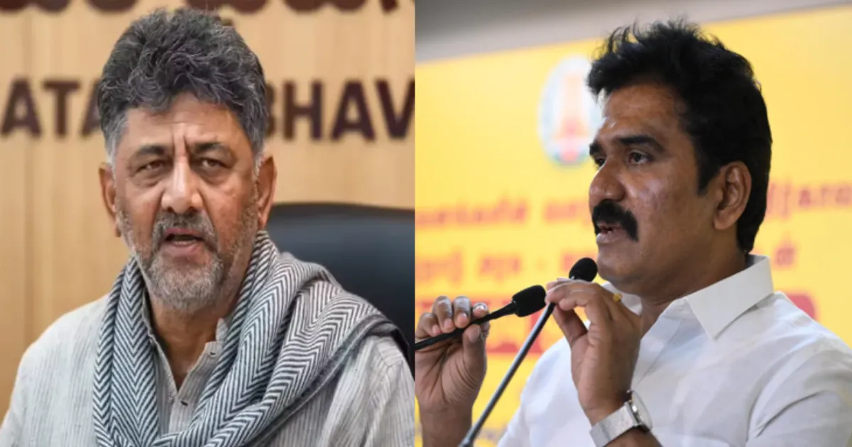 Political Clash Errupts Over Cauvery as TN Minister Targets Karnataka CM Shivakumar