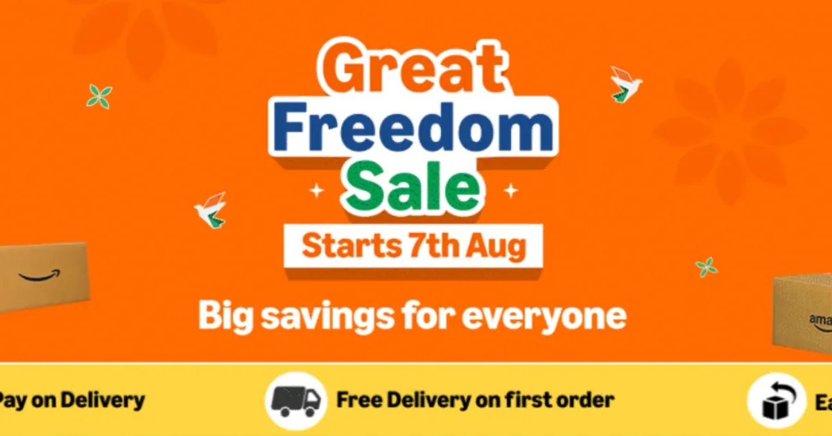Amazon Great Freedom Sale Begins August 7 With Smartphone Discounts and Bank Offers
