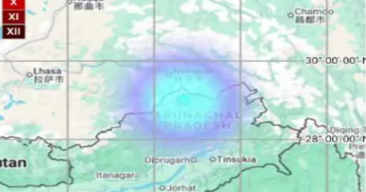 Four Earthquakes Strike Arunachal's Upper Siang Within 24 Hours