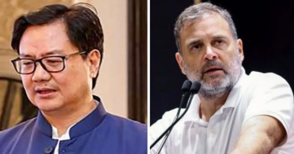 Kiren Rijiju, Rahul Gandhi Spar on X Over Women's Reservation Bill, Delimitation Link