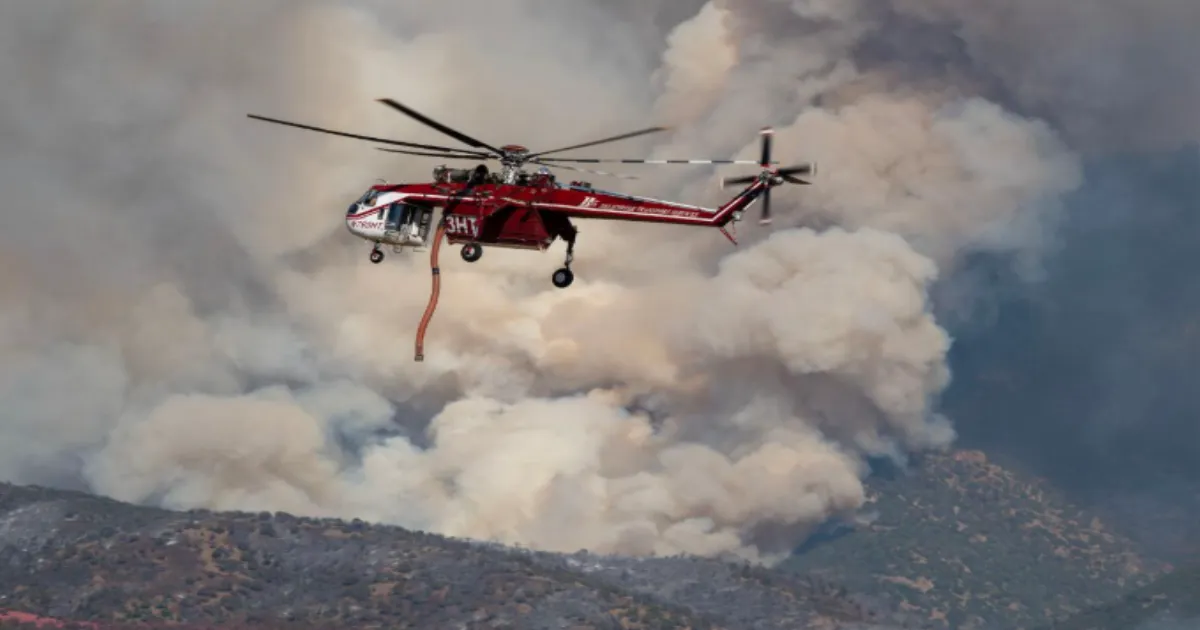 Two Pilots Killed As Firefighting Helicopter Crashes Battling Utah Wildfire