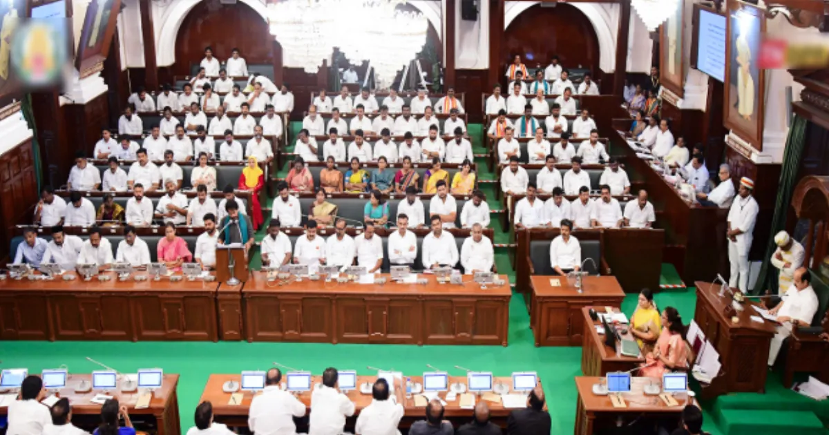 Tamil Nadu Assembly Passes Resolution Mandating Tamil Thai Vazhthu First
