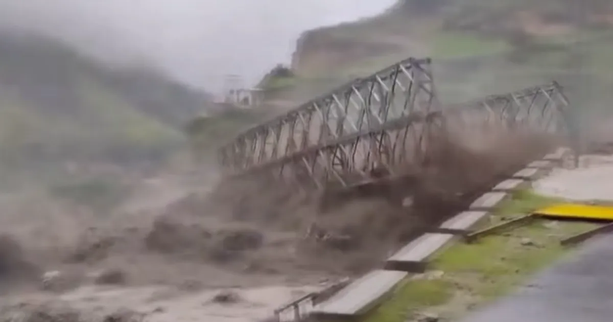 Uttarakhand Bridge Swept Away by Floodwaters, Niti Valley Cut Off