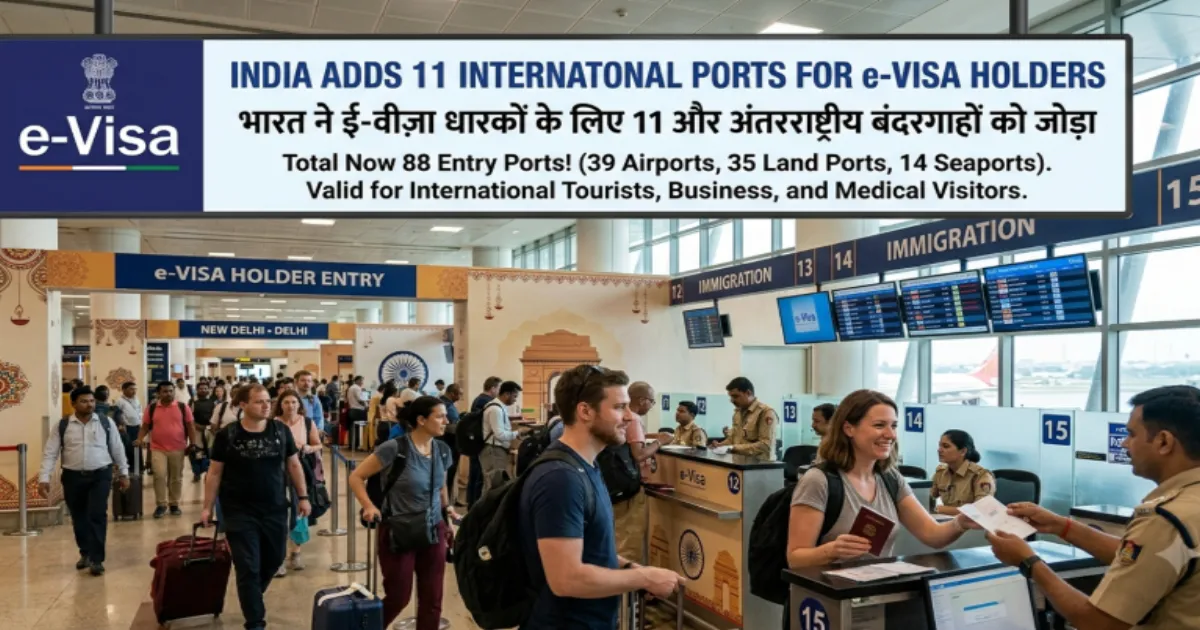 India Adds Attari Border, 10 Other Ports For E-Visa Holders