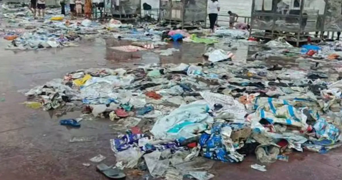 Haridwar's Ghats Buried Under Trash After Massive Kanwar Yatra Crowds