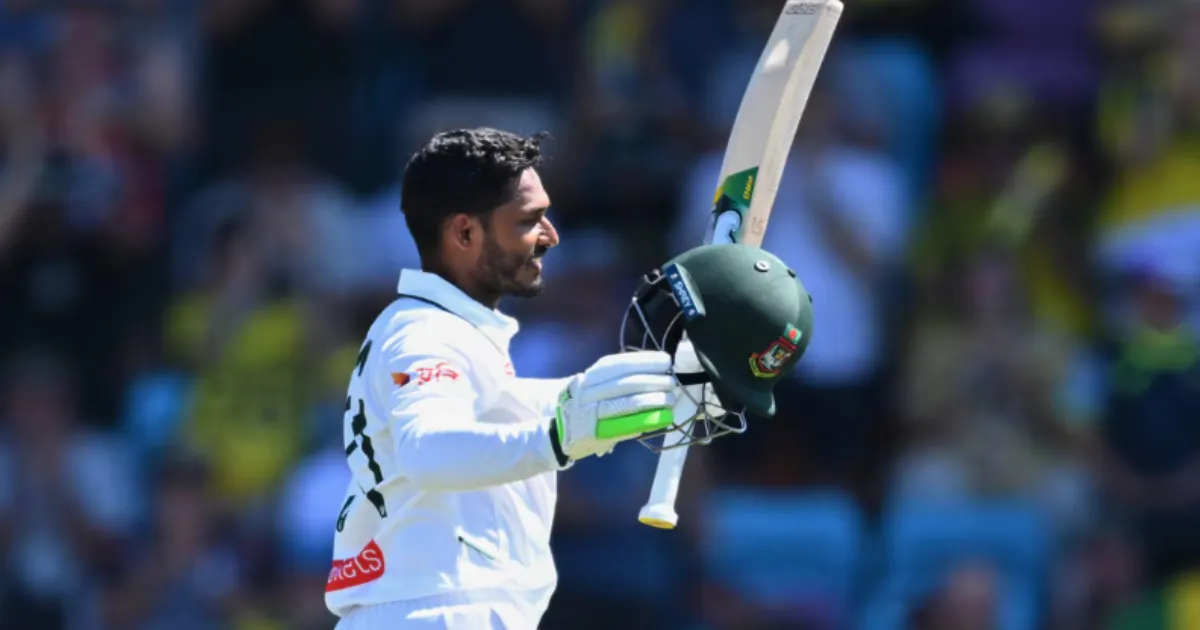 AUS VS BAN : Tanzid Hasan's Maiden Century Puts Bangladesh on Top in Darwin