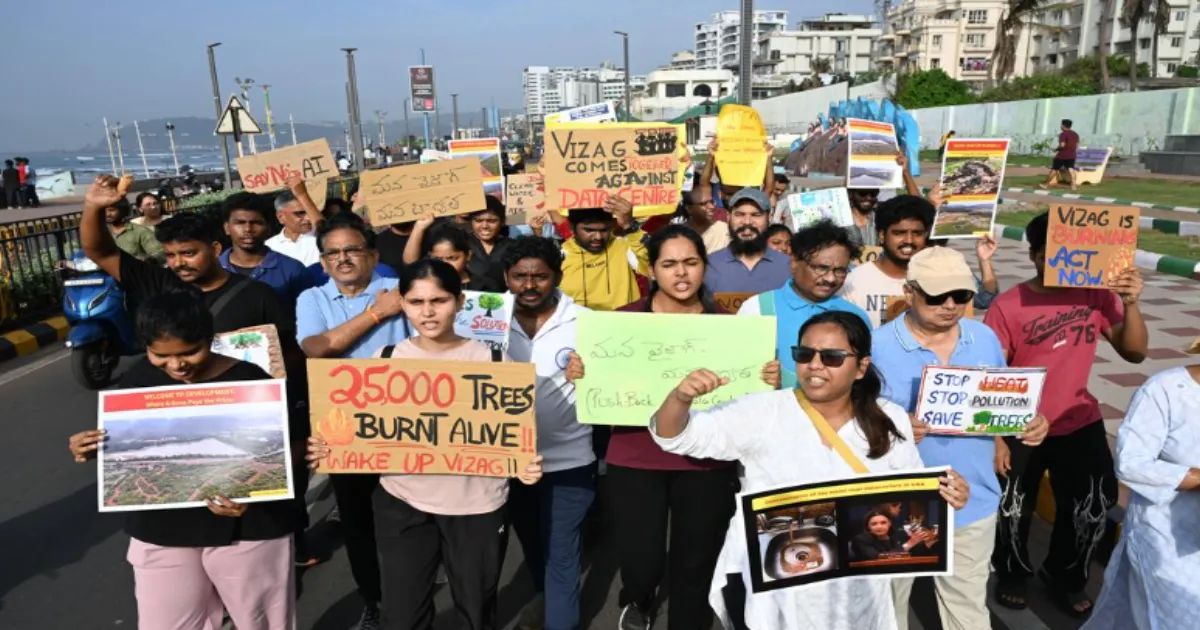 Activist Challenges Google Data Centre Project in Vizag Over Water, Land Concerns