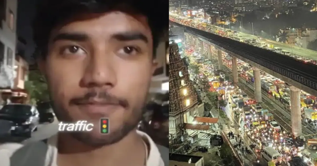 Bengaluru Man Walks 2 Km Home After Auto Gets Stuck in Jam